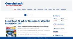 Desktop Screenshot of gemeinhardt.ag